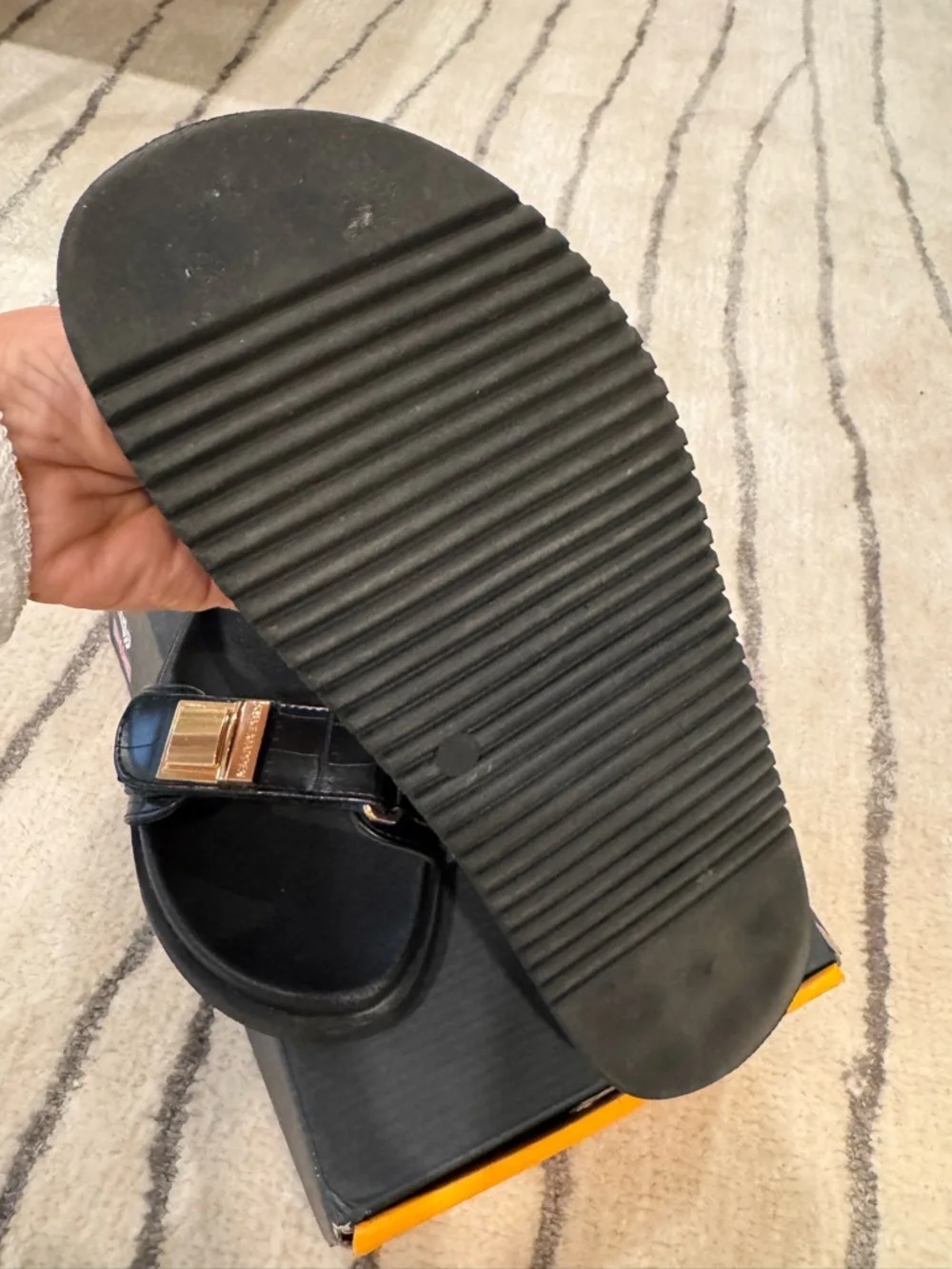 Steve Madden croc embossed